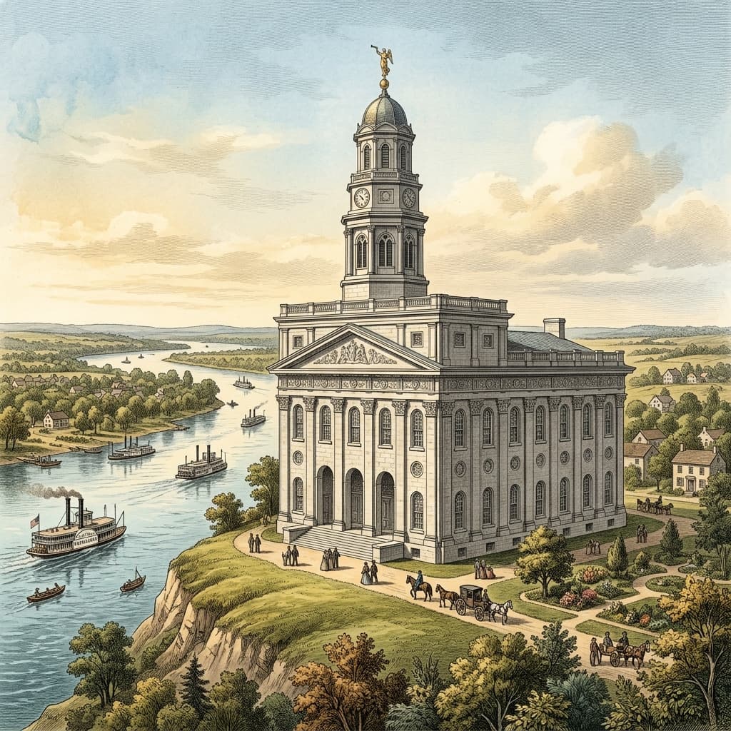 Illustration of the Nauvoo Temple