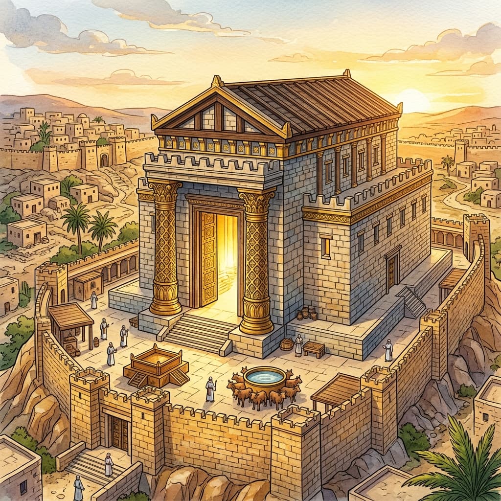 Illustration of Solomon's Temple