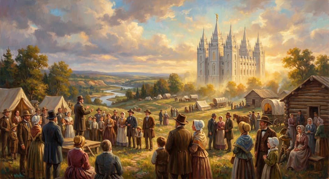 The Gathering at Adam-ondi-Ahman in 1838