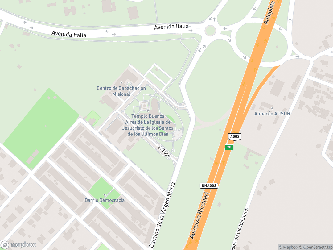 Map showing Bait Suci Buenos Aires Argentina and surrounding area