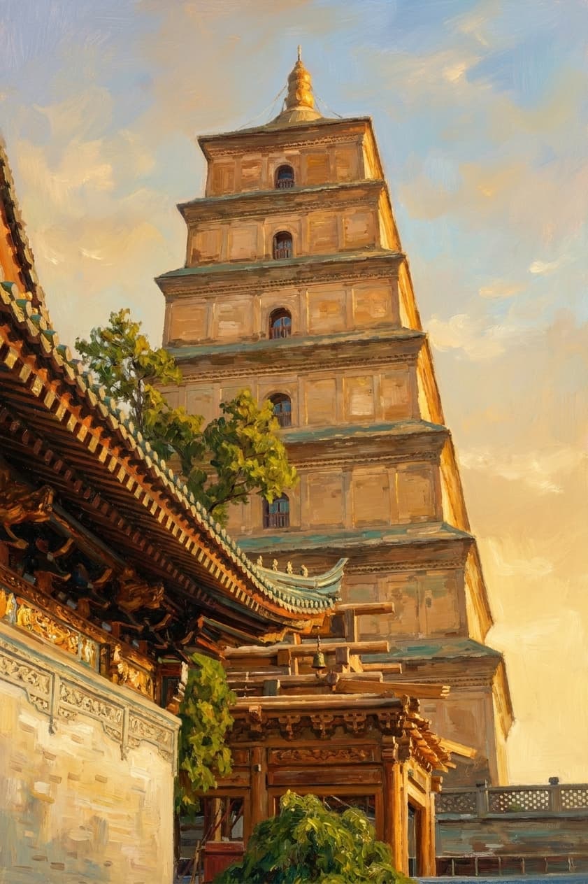 Giant Wild Goose Pagoda