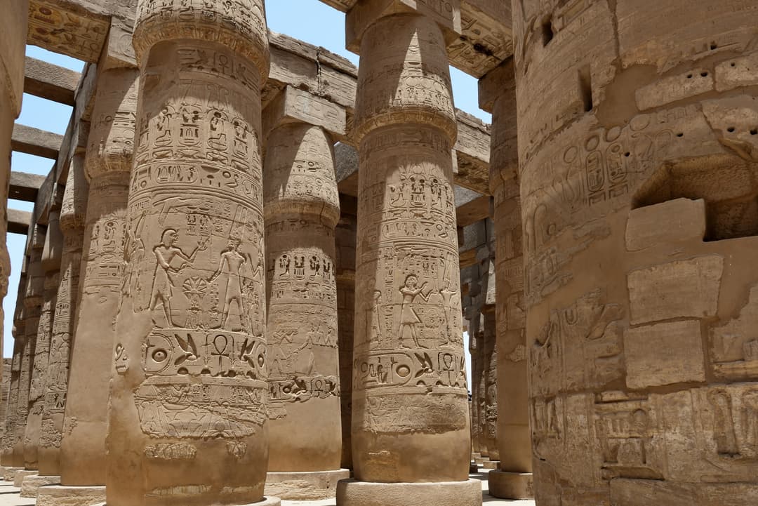 The Sacred Lake at Karnak Temple, used for ritual purification.