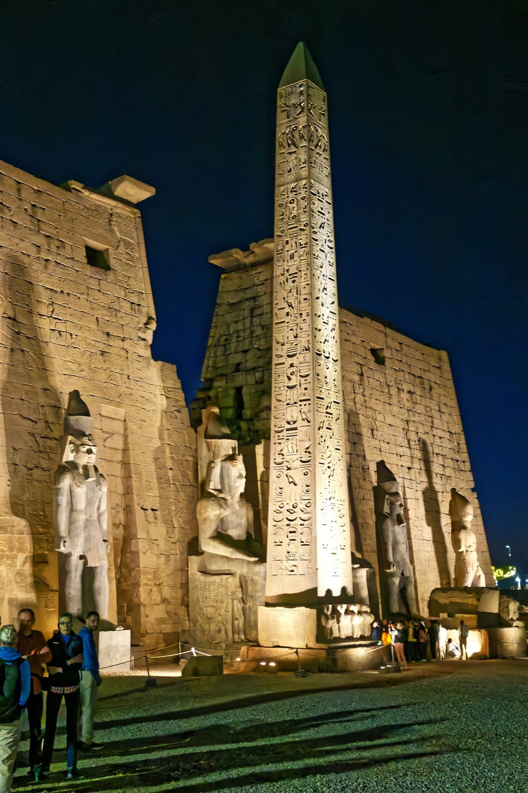 A view of the Hypostyle Hall.