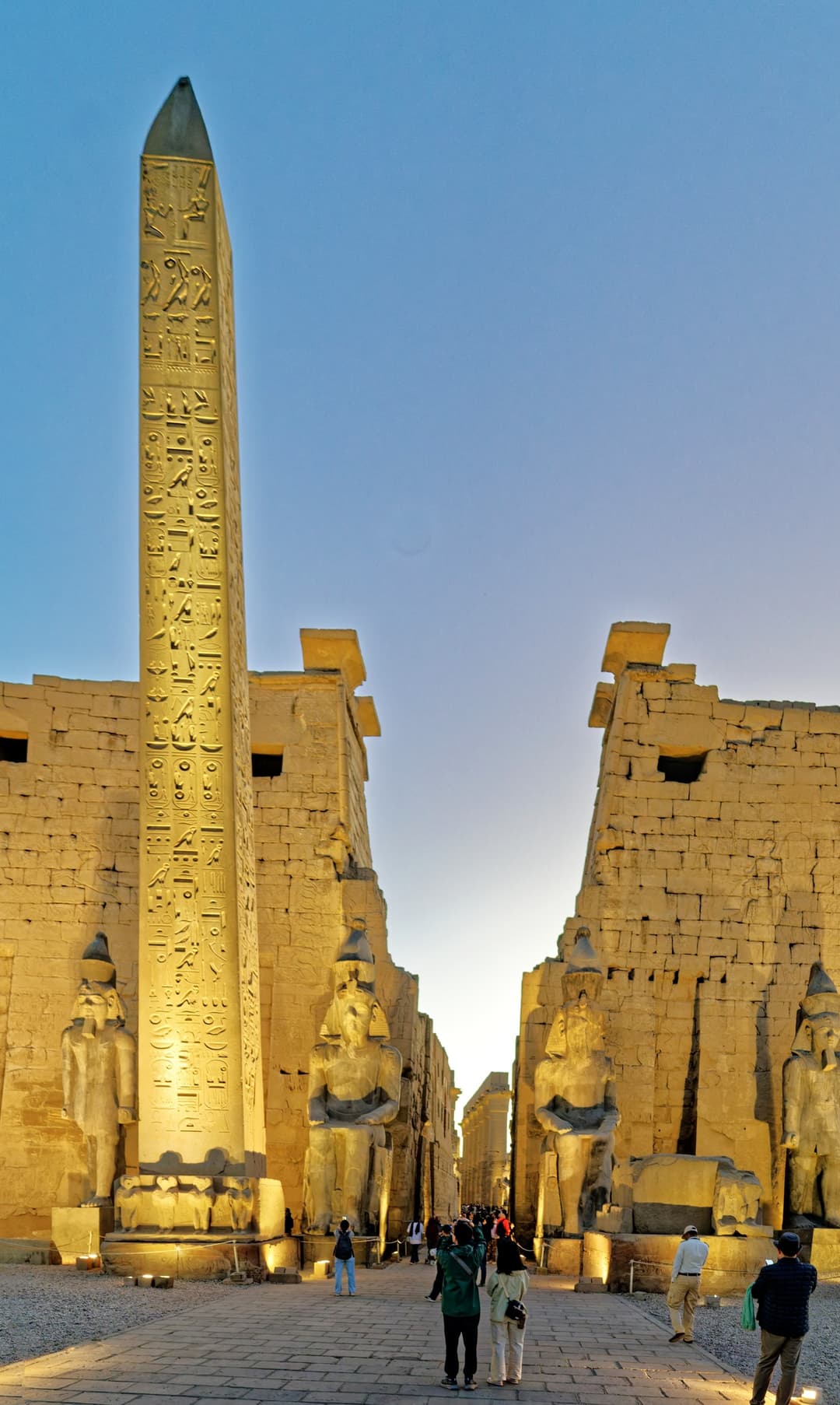The Mosque of Abu Haggag within the temple complex.