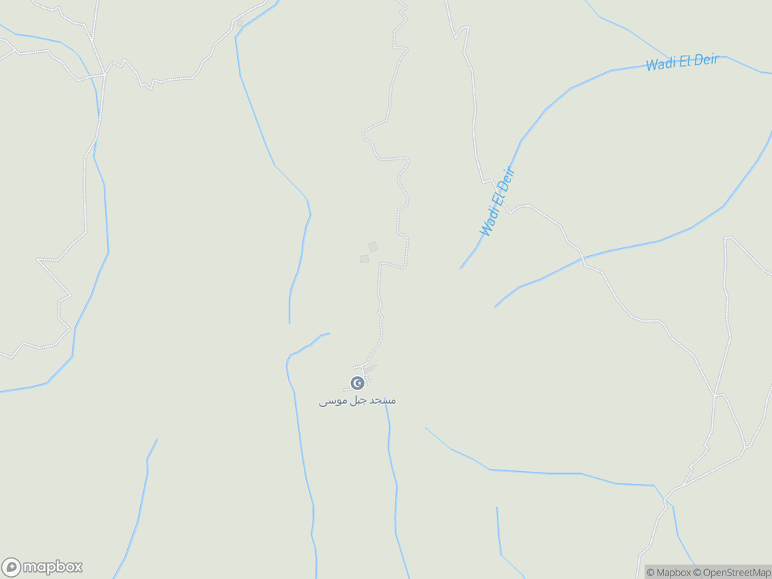 Map showing Mount Sinai and surrounding area