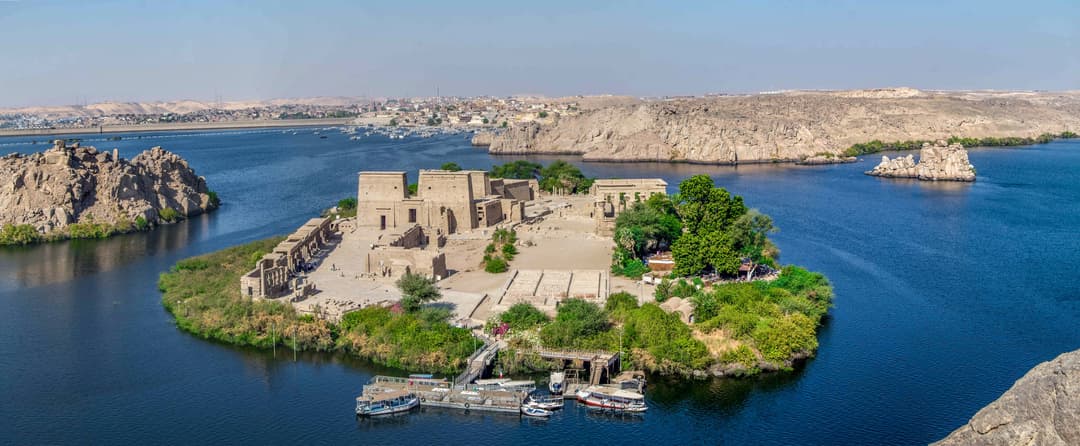 The Temple of Philae on Agilkia Island.