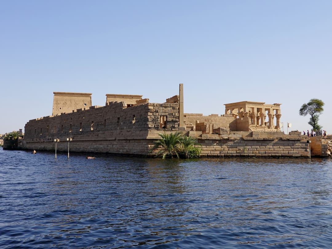 The First Pylon of the Temple of Philae.