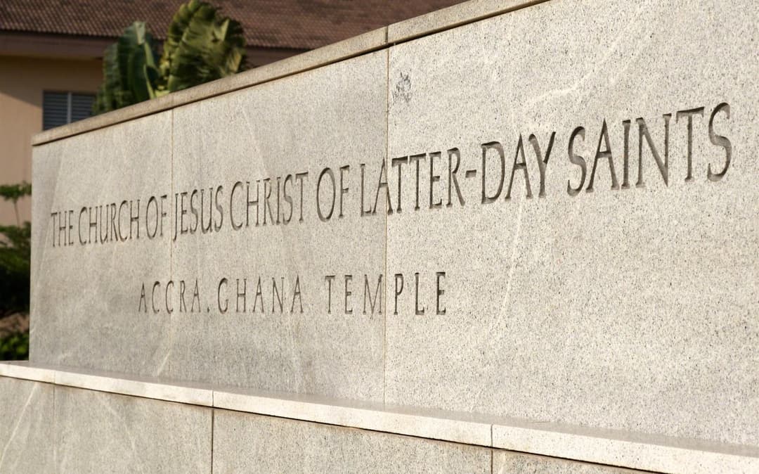 Accra Ghana Temple at Dusk