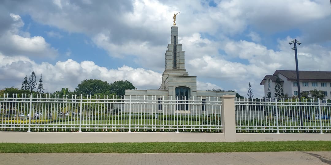 Accra Ghana Temple at Sunset