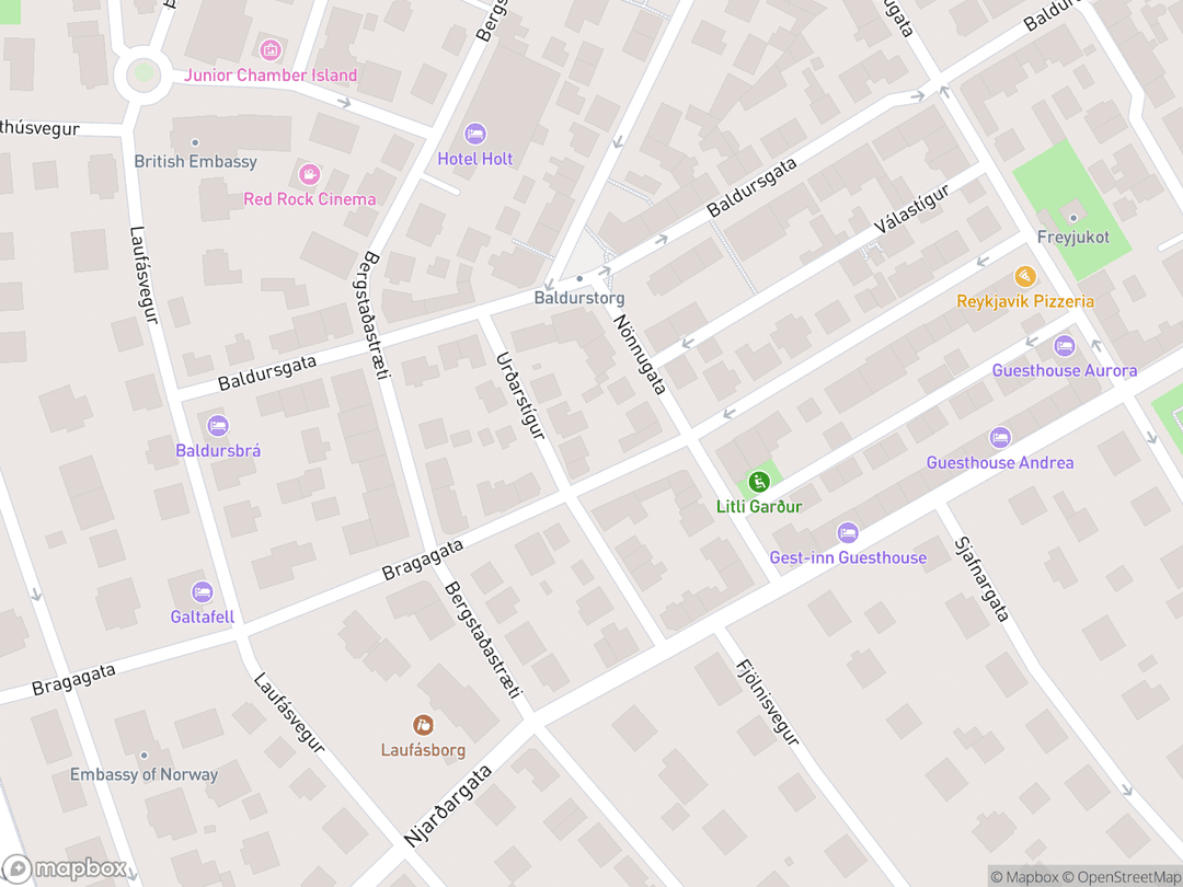 Map showing 哈爾格林姆教堂 and surrounding area