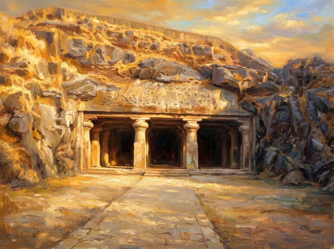 Elephanta Caves exterior