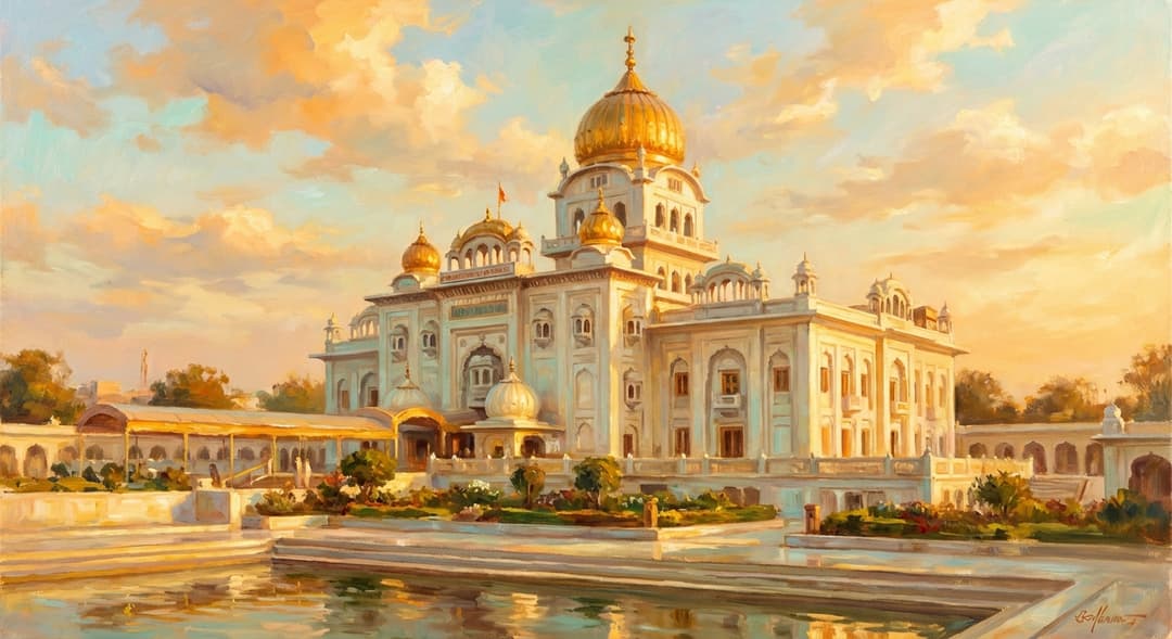 Gurdwara Bangla Sahib exterior