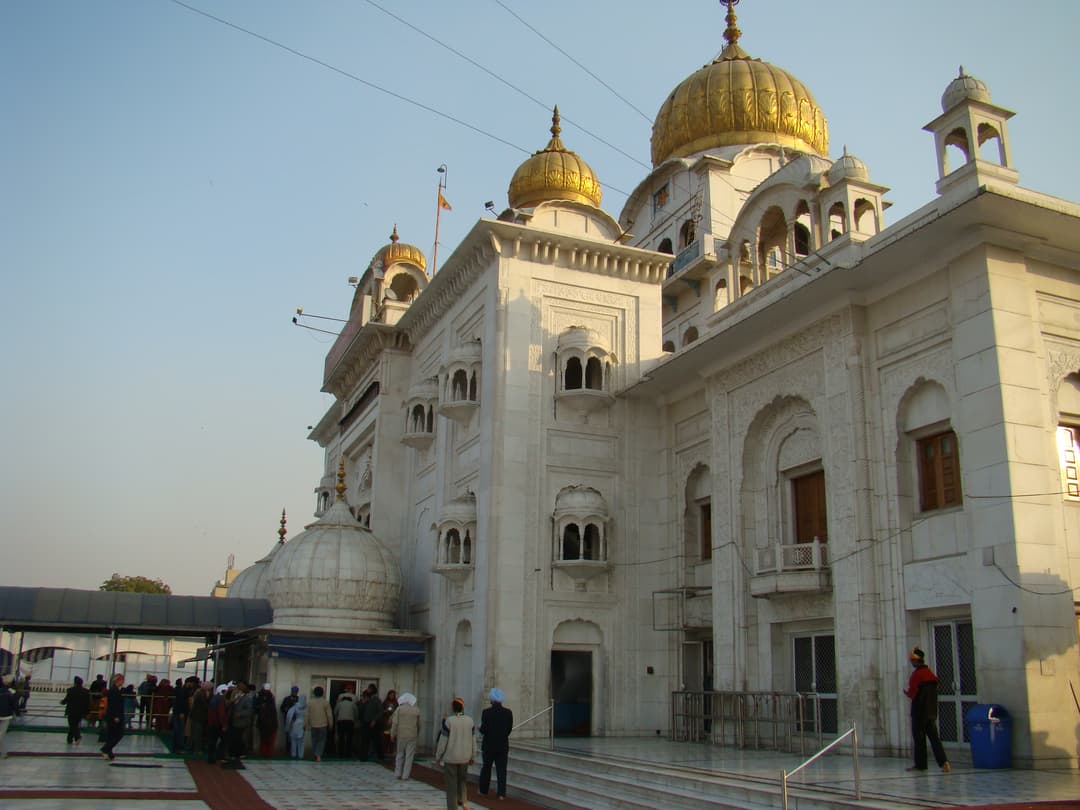 A view of the Gurdwara complex.