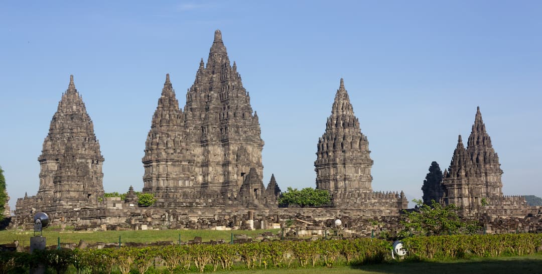 A close-up of the detailed reliefs depicting scenes from the Ramayana.