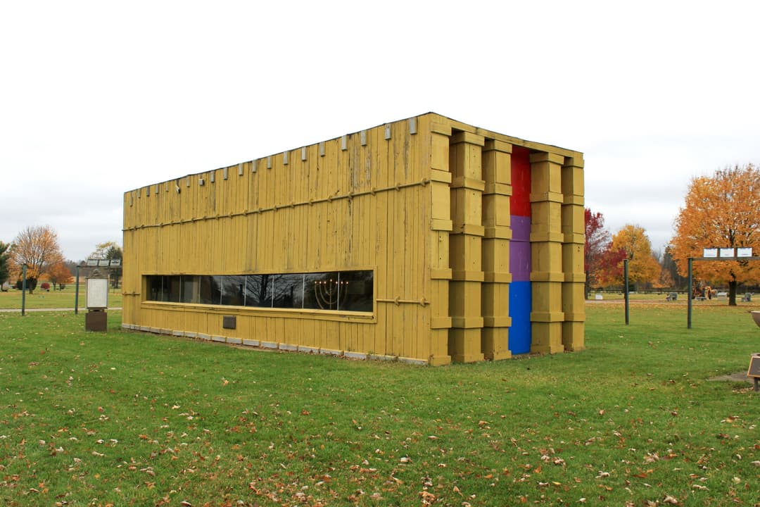 An artist's rendering of the Ancient Tabernacle of Moses.