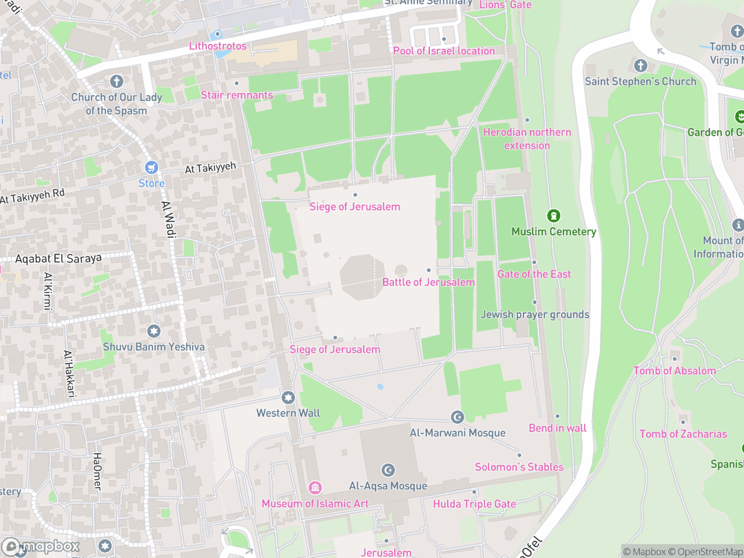 Map showing 圓頂清真寺 and surrounding area