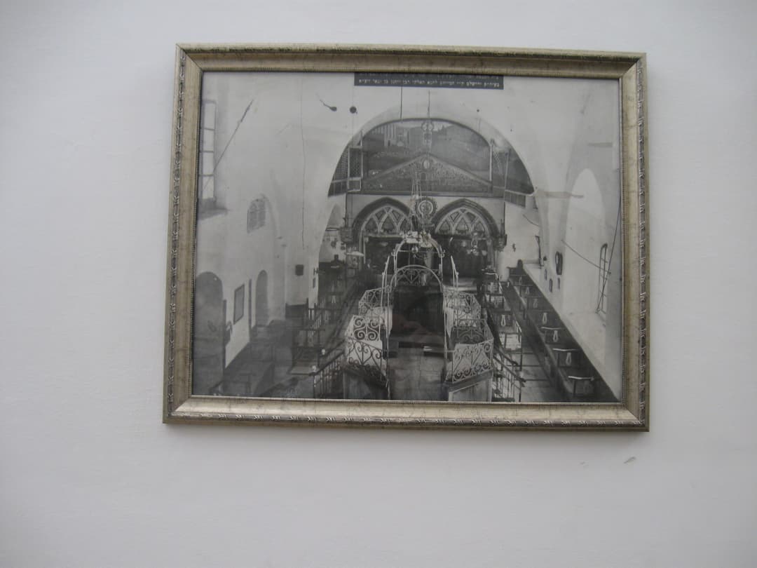 The entrance to one of the synagogues, welcoming visitors and worshippers.