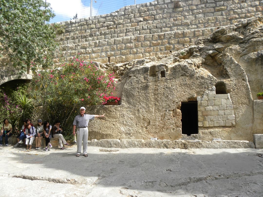 The tomb interior