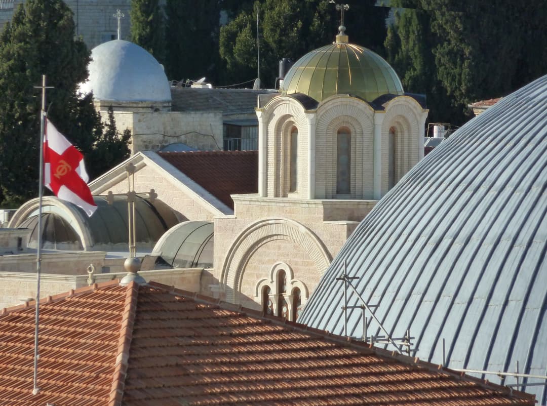 The Church of the Holy Sepulchre, the heart of the Greek Orthodox Patriarchate of Jerusalem.