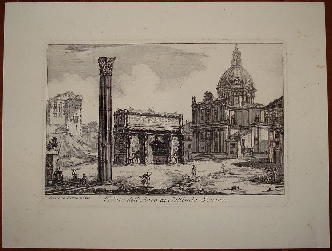 Reconstruction of the Temple of Minerva in the Forum of Nerva.