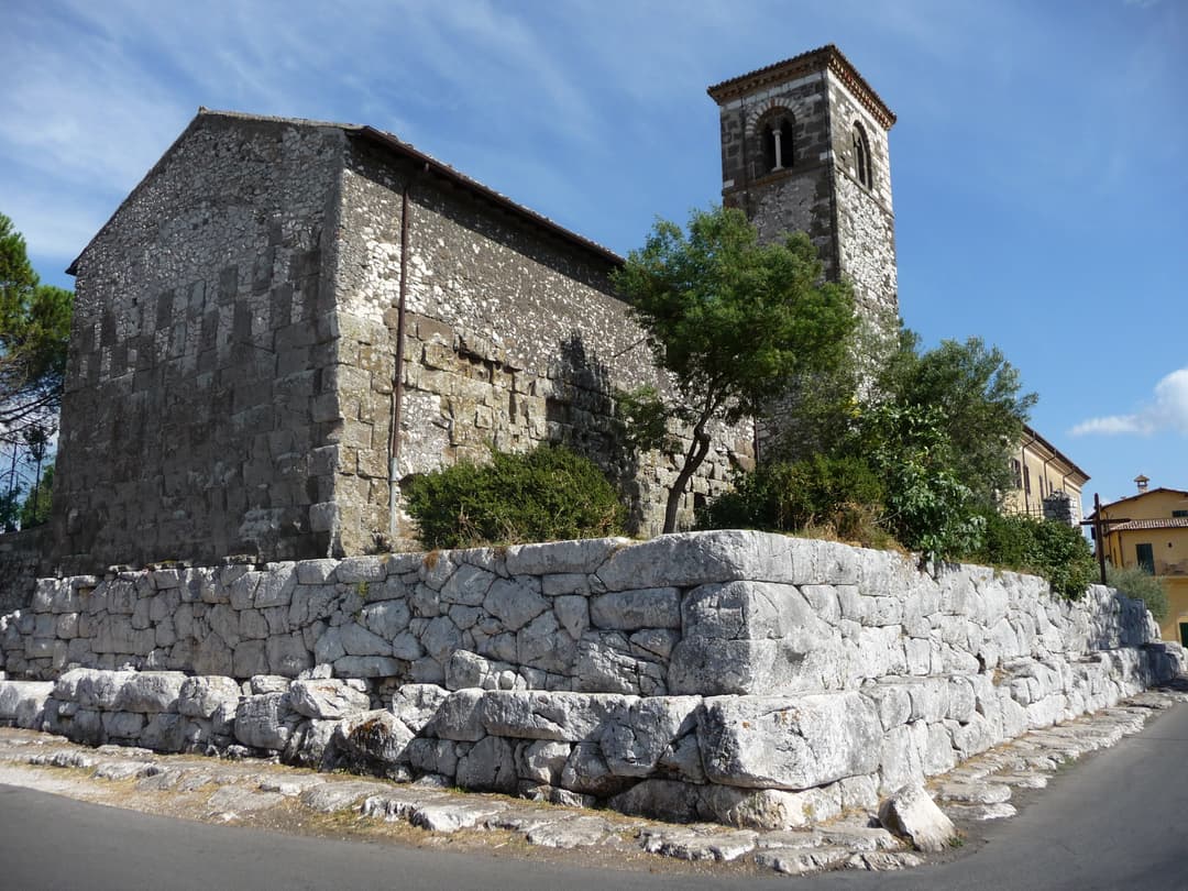 Remains of the Forum of Nerva, where the Temple of Minerva once stood.