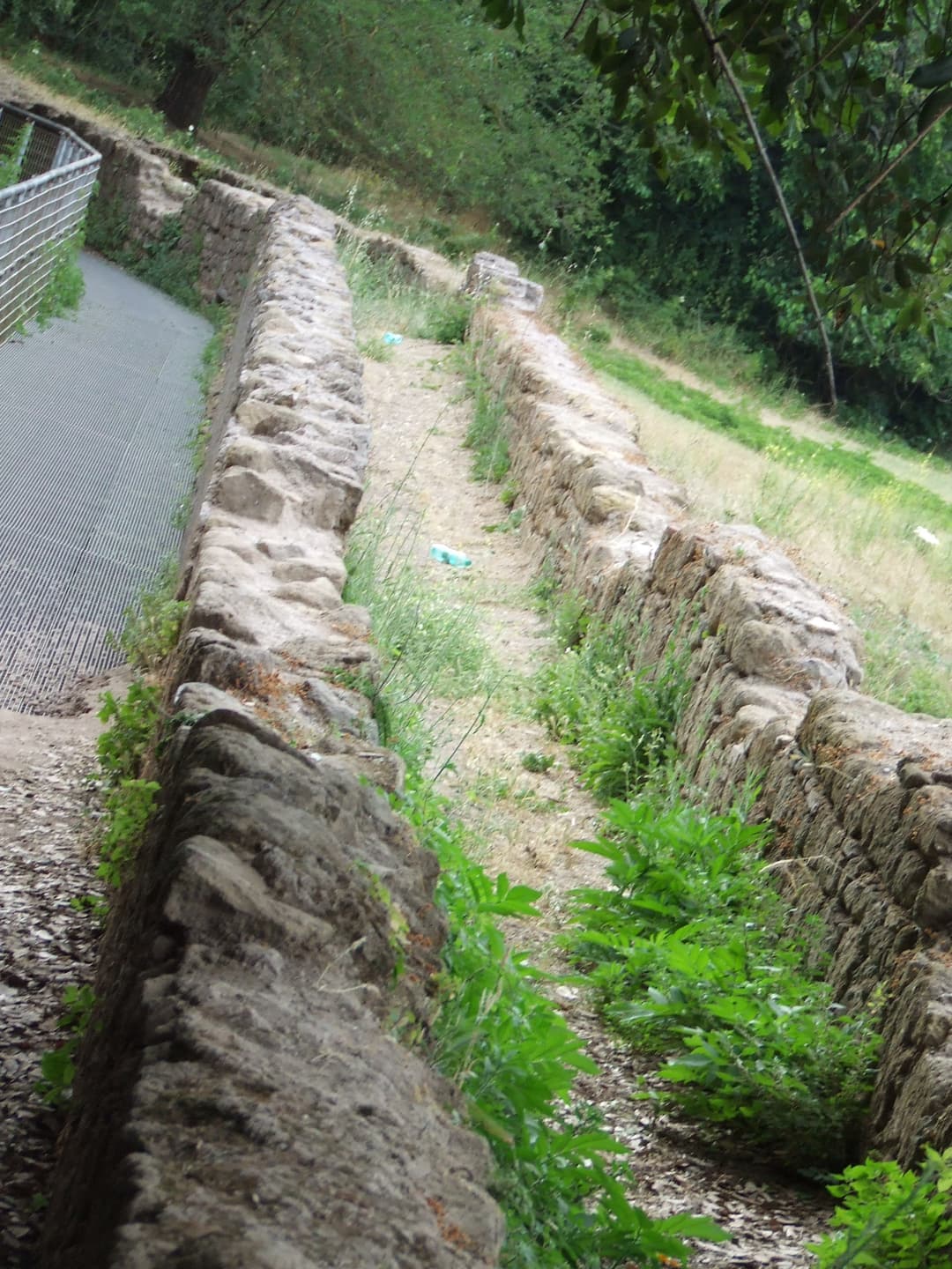 The Nymphaeum in a tranquil setting.