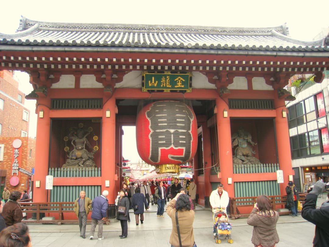 A serene view of the temple grounds.