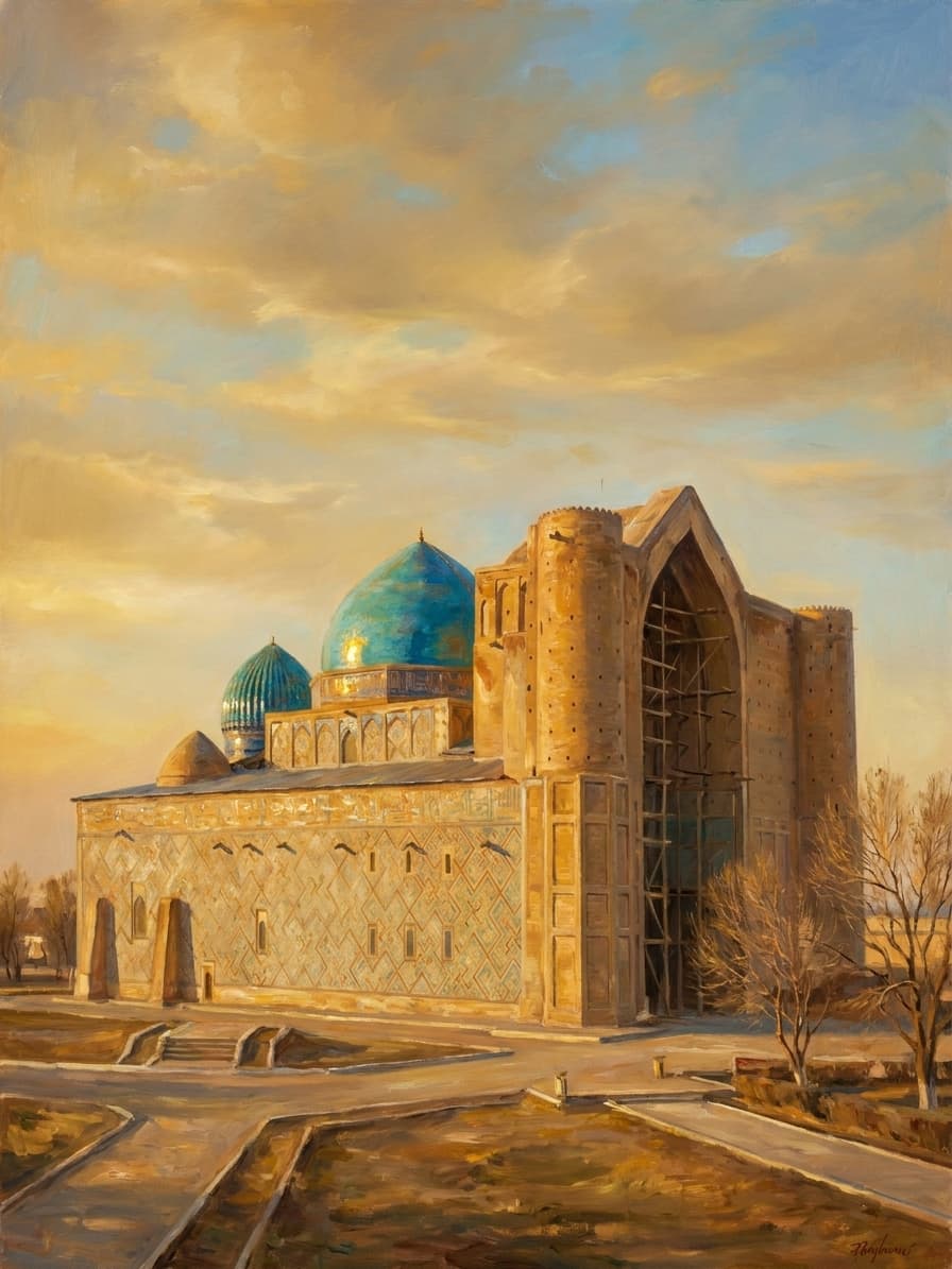 Photo of Mausoleum of Khoja Ahmed Yasawi in Kazakhstan