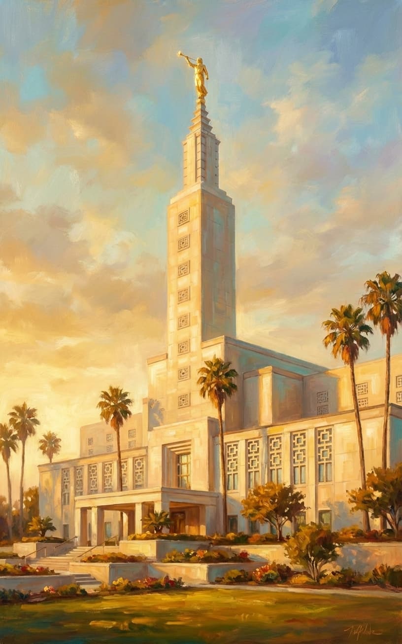 Los Angeles California Temple exterior