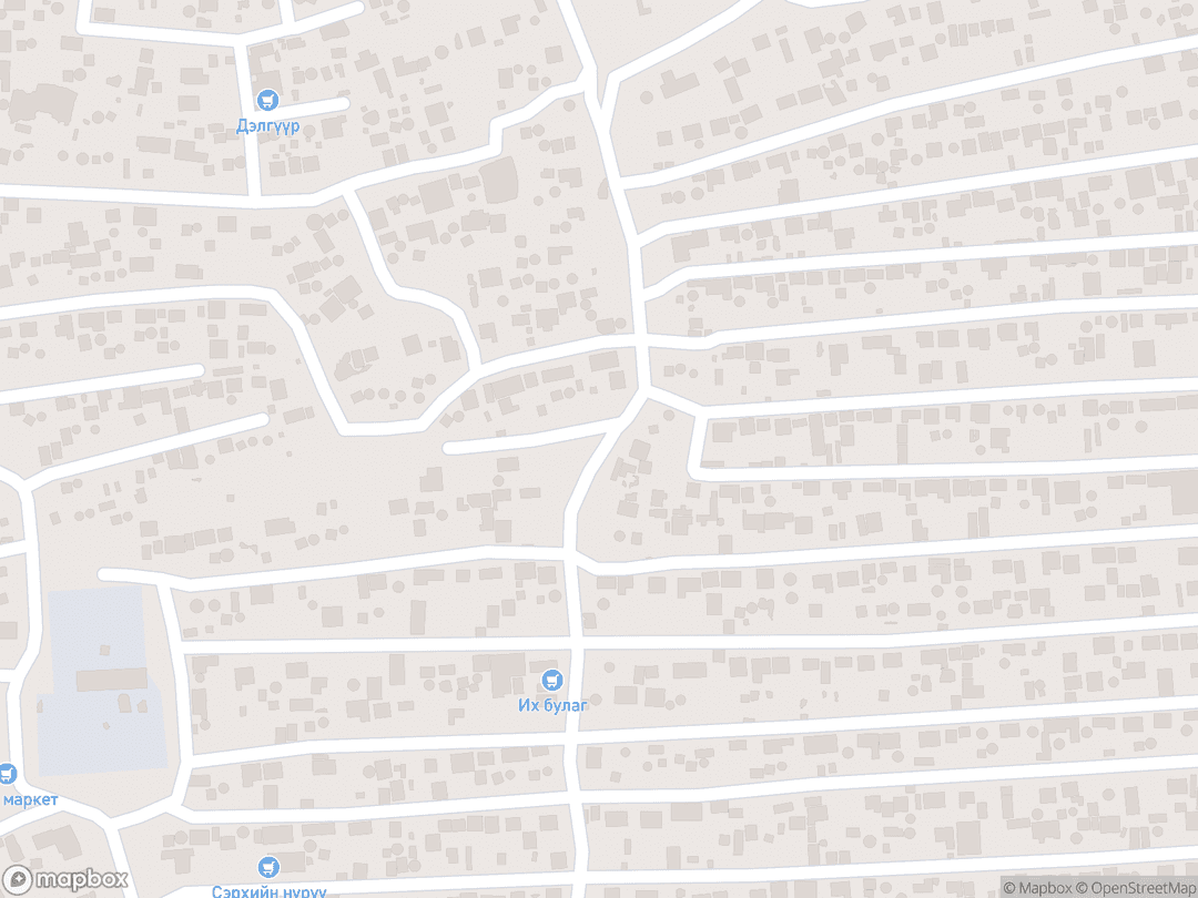 Map showing উলানবাটর মঙ্গোলিয়া টেম্পল and surrounding area