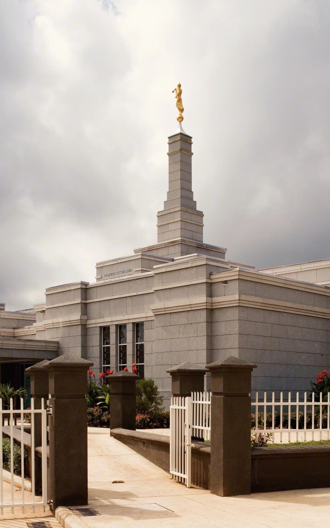 The entrance to the Aba Nigeria Temple.