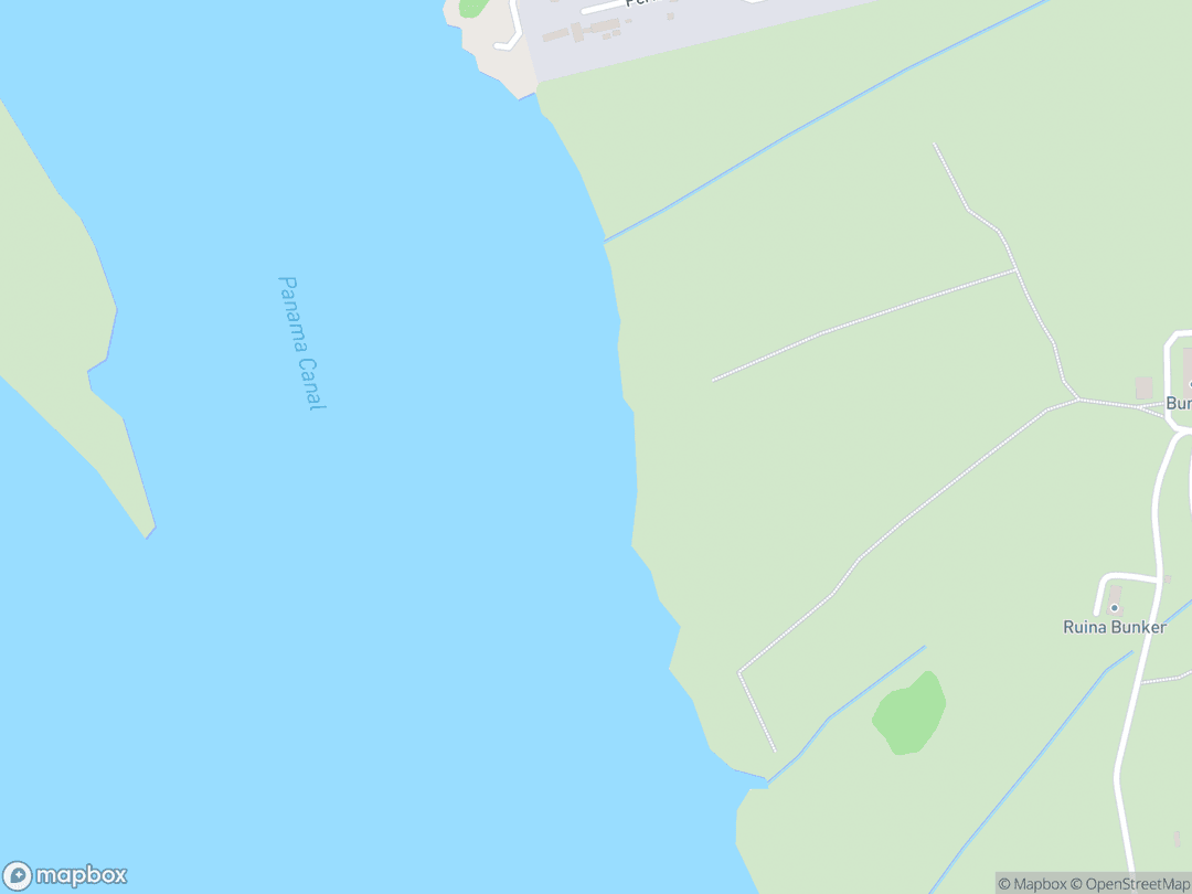 Map showing Panama City Panama Temple and surrounding area