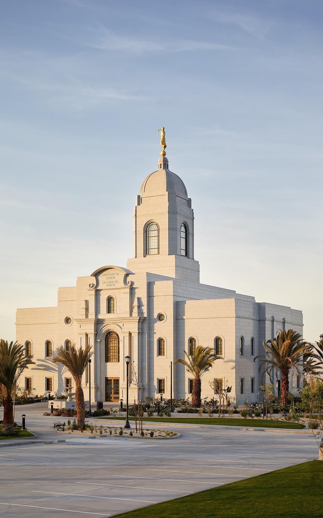 The temple's exterior, reflecting a blend of Baroque and Spanish Colonial styles.