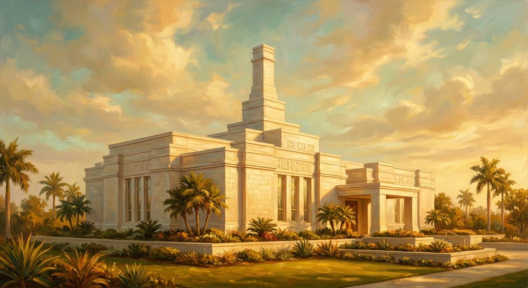 Lima Peru Los Olivos Temple