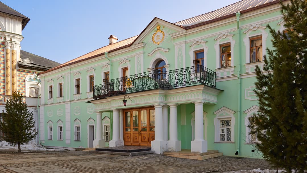 Portico entrance of the Metropolitan's Chambers, Trinity Lavra of St. Sergius