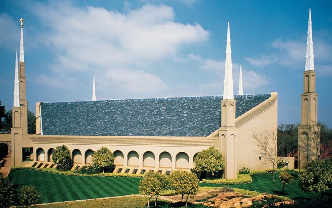 The temple's spires reaching towards the sky.