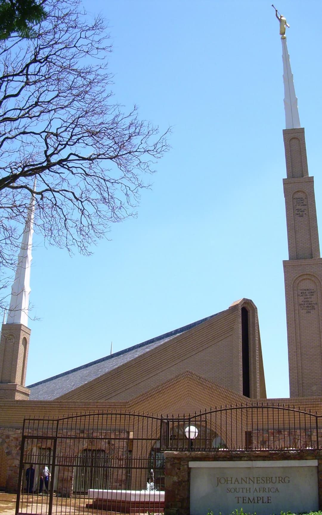 A close-up of the temple's architectural details.