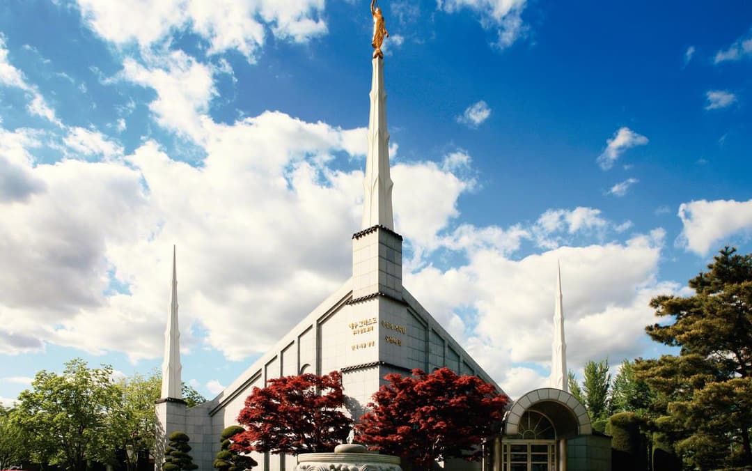 The Seoul Korea Temple stands as a beacon of faith in the heart of Seoul.