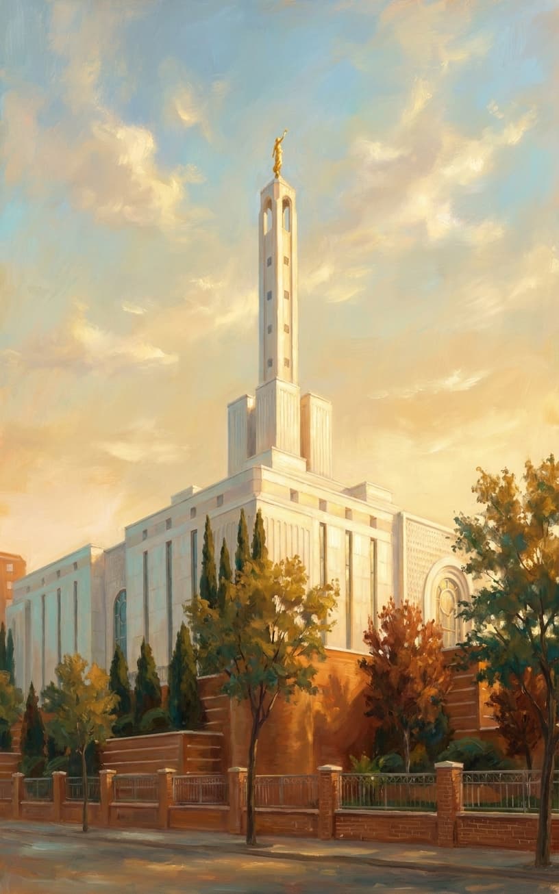 Madrid Spain Temple exterior