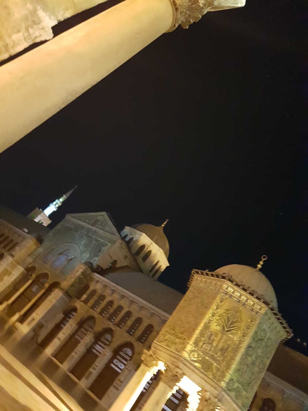Intricate mosaics adorn the walls and ceilings of the mosque.