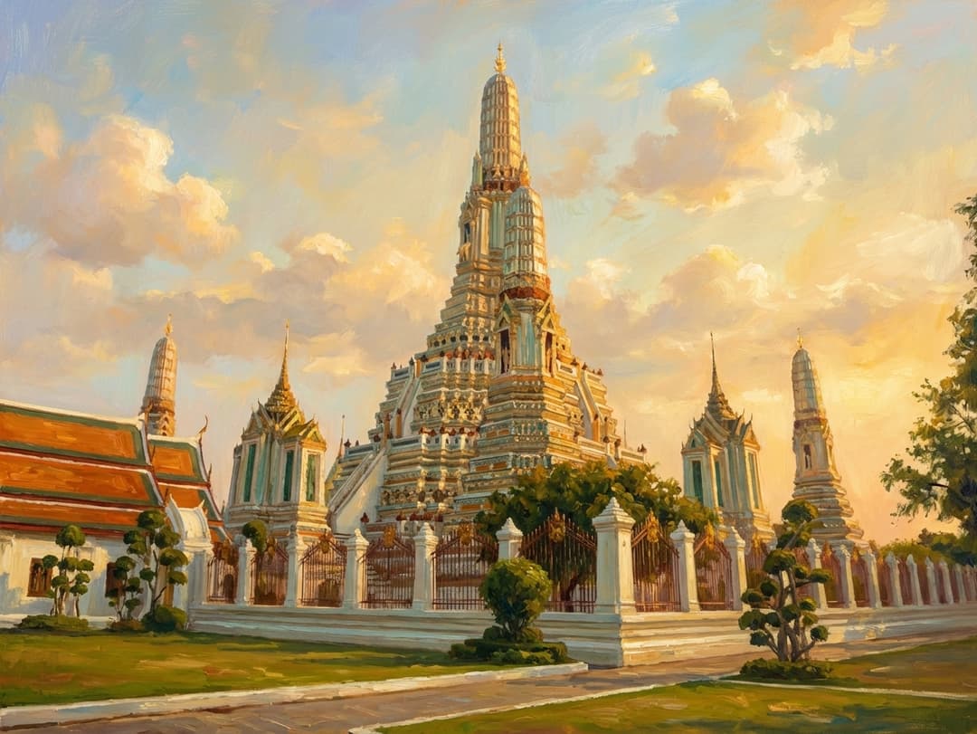 Wat Arun Ratchawararam Ratchawaramahawihan exterior