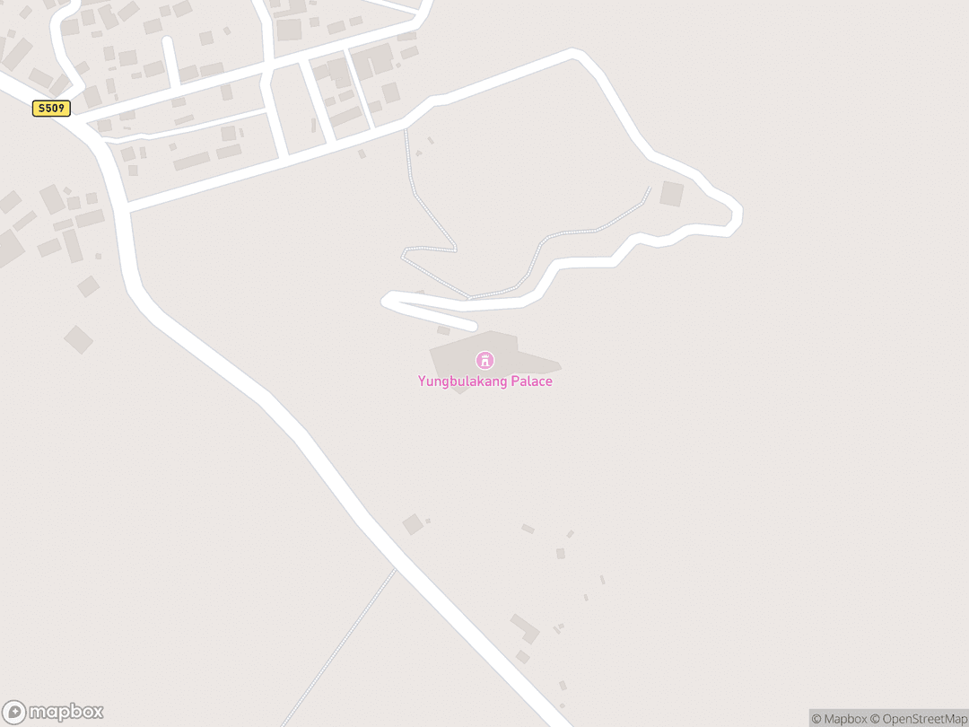 Map showing Yumbulagang and surrounding area