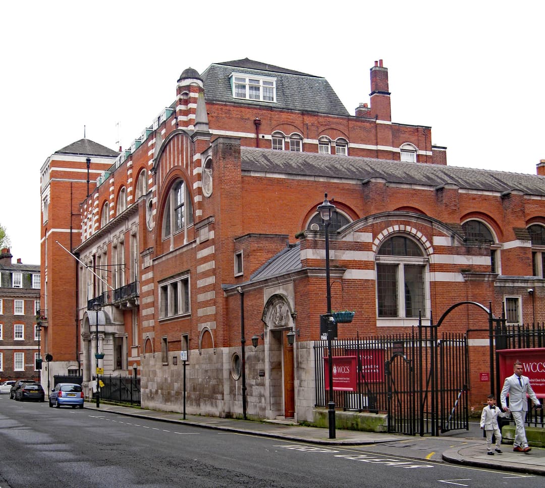 Exterior view of Westminster Cathedral Choir School on Ashley Place.