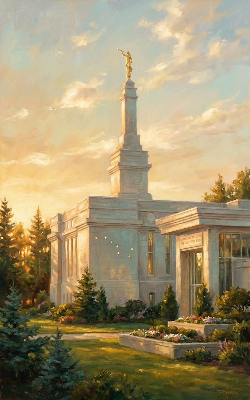 Anchorage Alaska Temple exterior