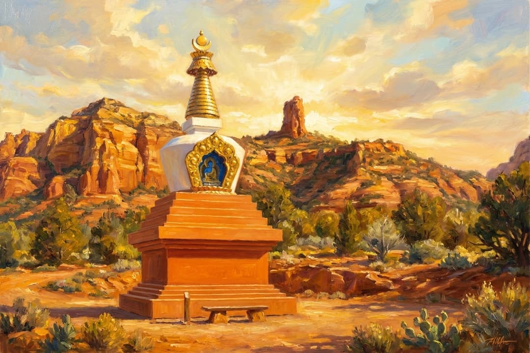 Amitabha Stupa and Peace Park
