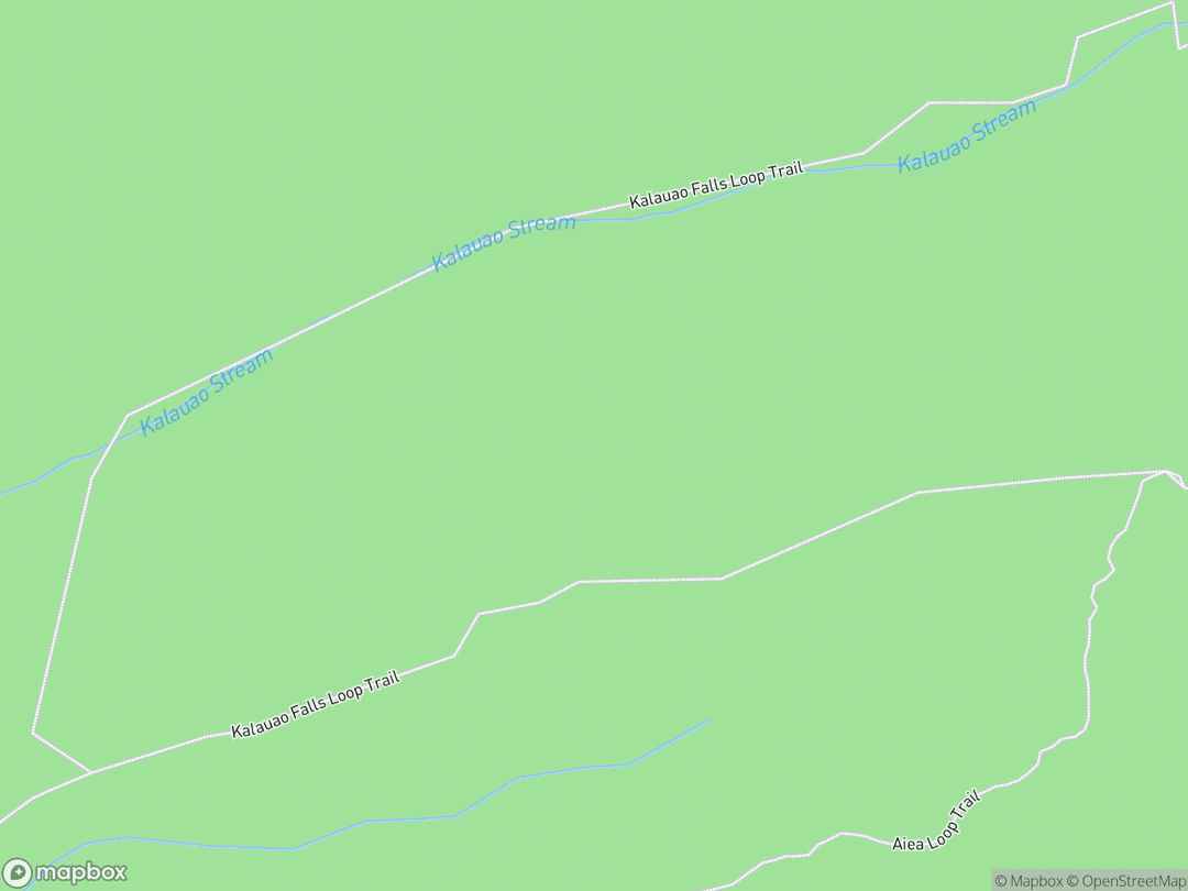 Map showing Keaʻiwa Heiau and surrounding area
