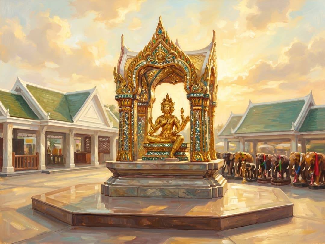 Shrine of Phra Phrom (Four-Faced Buddha)