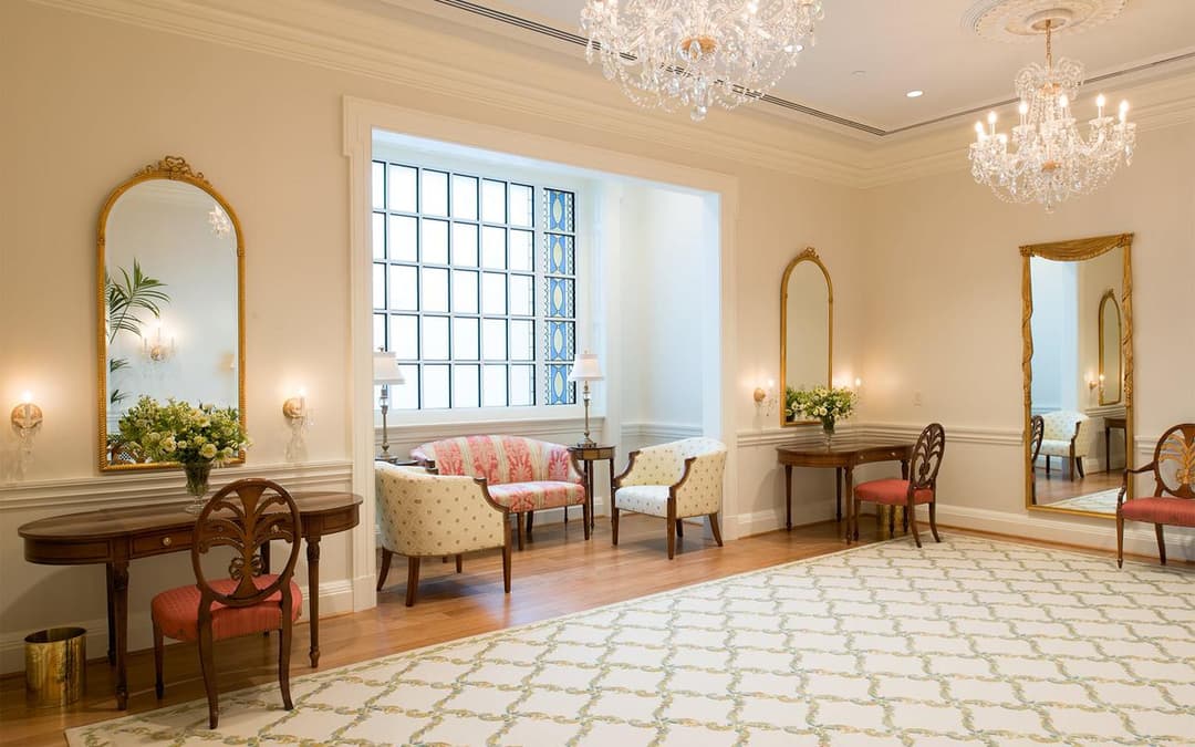 Bride's room in the Philadelphia Pennsylvania Temple.