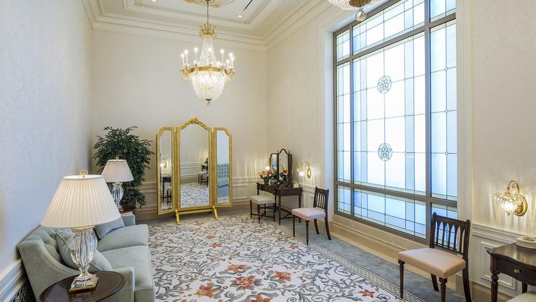 Bride's room in the Cedar City Utah Temple