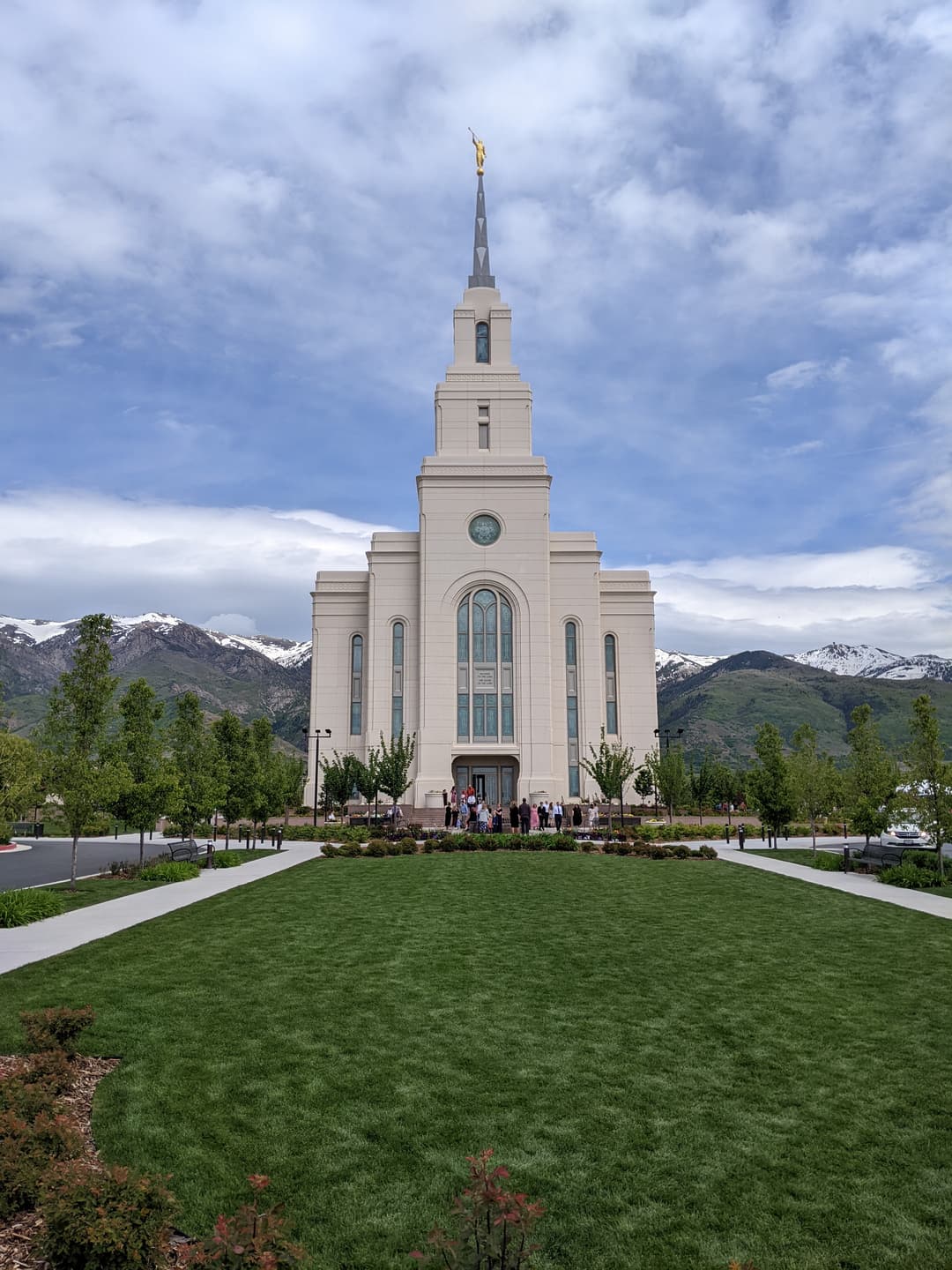 The temple's entrance